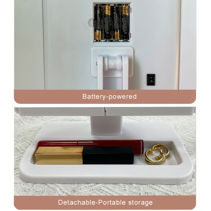 Makeup Mirror Manufacturer - Foldable with LED Light Gift for Women