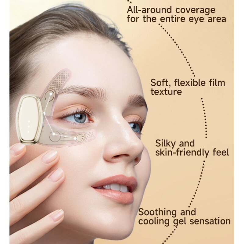 Eye Massager Manufacturer - New Eye Care Anti-aging for Dark Circles Remove EMS Facial Lifting