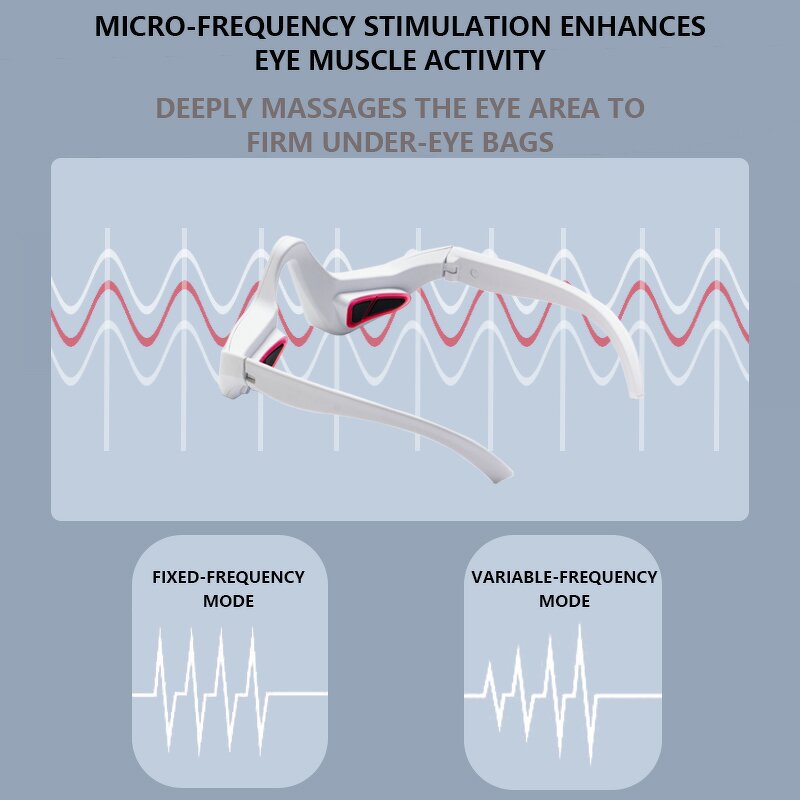 Eye Massager Manufacturer - Under-eye Cool Heat Microcurrent Facial Device