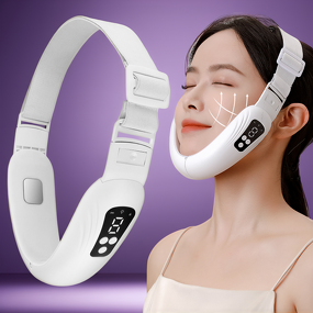 Facial Lifting Device Manufacturer - Face Slimmer V Shape Vibration for Double Chin Cheek Lift
