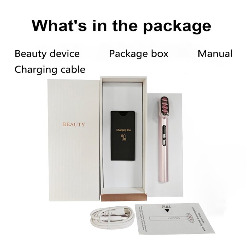 Eye Massage Device Manufacturer - Mini Vibration Beauty 90 Degree Rotated EMS for Ladies