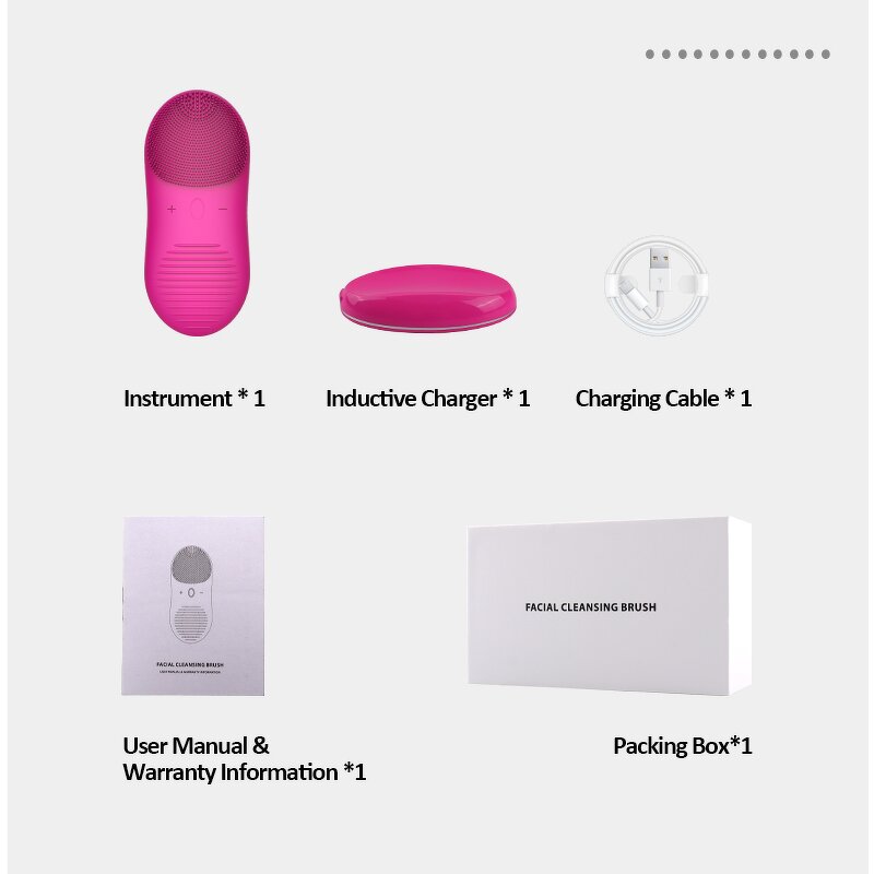 Facial Brush Manufacturer - Silicon Vibration Deep Cleaning Soft Clean USB Rechargeable