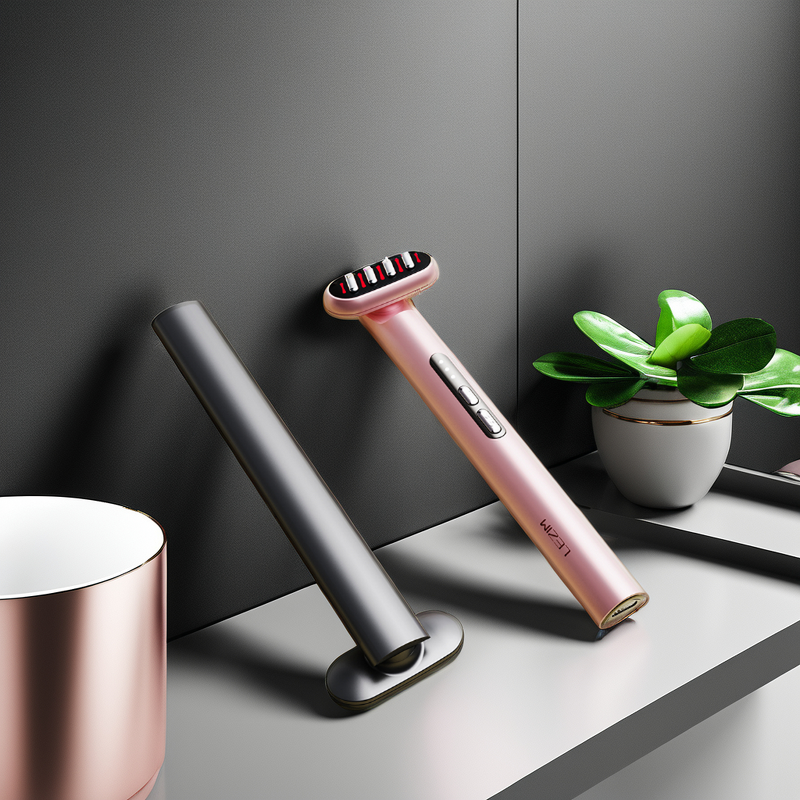 Facial Wand Manufacturer - New Arrival 4 in 1 Magic 650nm Anti-aging EMS Red Light Therapy