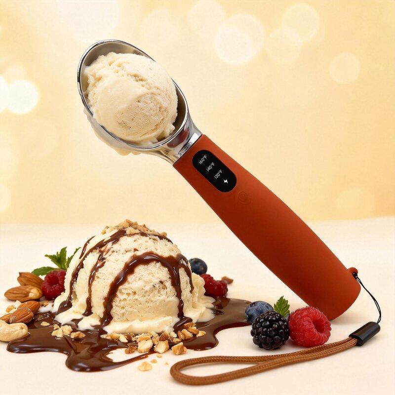 Ice Cream Spoon Manufacturer - Food-grade Metal Portable Zinc Alloy Anti-freeze