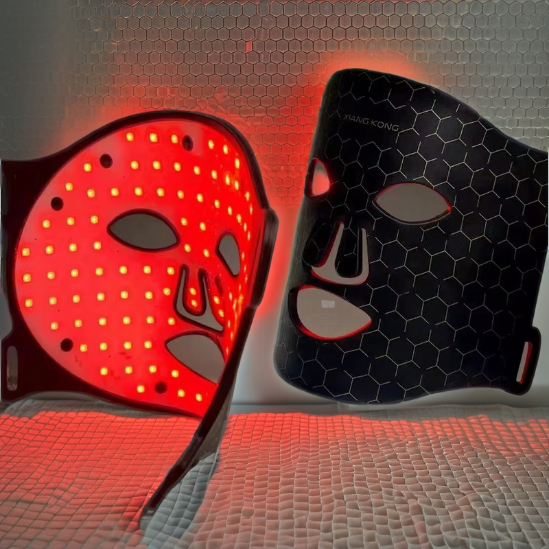 LED Face Mask Manufacturer - Skin Care 7 Colors 830nm 630nm Silicone Facial Light Therapy