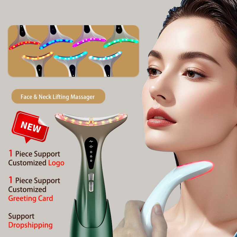 Face Neck Lifting Massager Manufacturer - 2025 Custom Multi-function EMS Wrinkle Remover