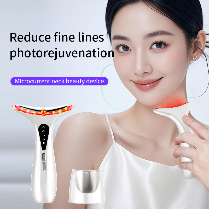 Face Neck Lifting Massager Manufacturer - New Arrival Facial Skin Tightening 7 Colors LED Photon
