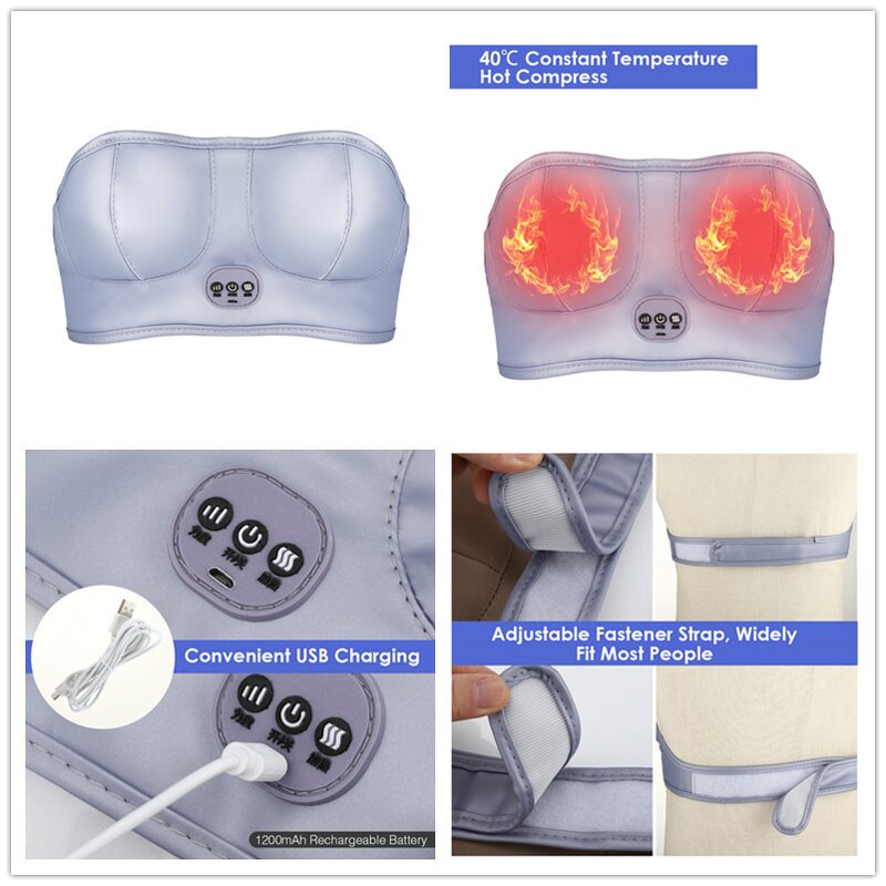 Breast Massager Manufacturer - Chest Vibrator Lactation for Enlarge Breast