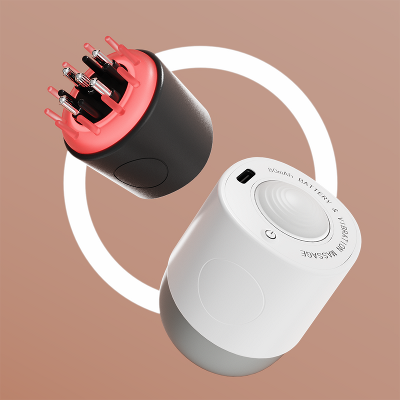 Scalp Massage Brush Manufacturer - Electric and Applicator Bottle Essential Oil Serum for Hair Growth