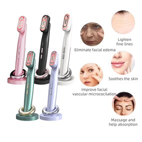 Facial Eye Wand Manufacturer - New 4 in 1 High Frequency 650nm Anti-aging