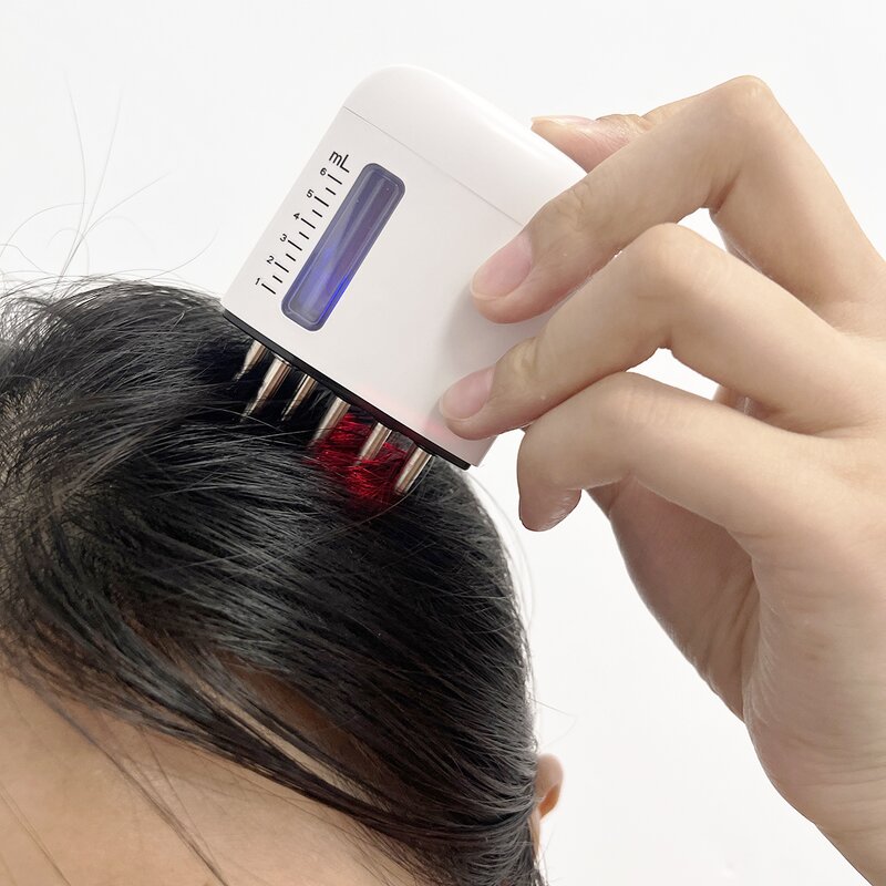 Scalp Massage Device Manufacturer - 2025 Electric Hair Growth Comb LED Red Light Anti Hair Loss