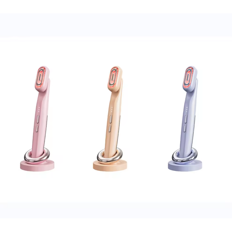 Beauty Facial Wand Manufacturer - 7 in 1 EMS Microcurrent Skincare Red Light Therapy with Stand