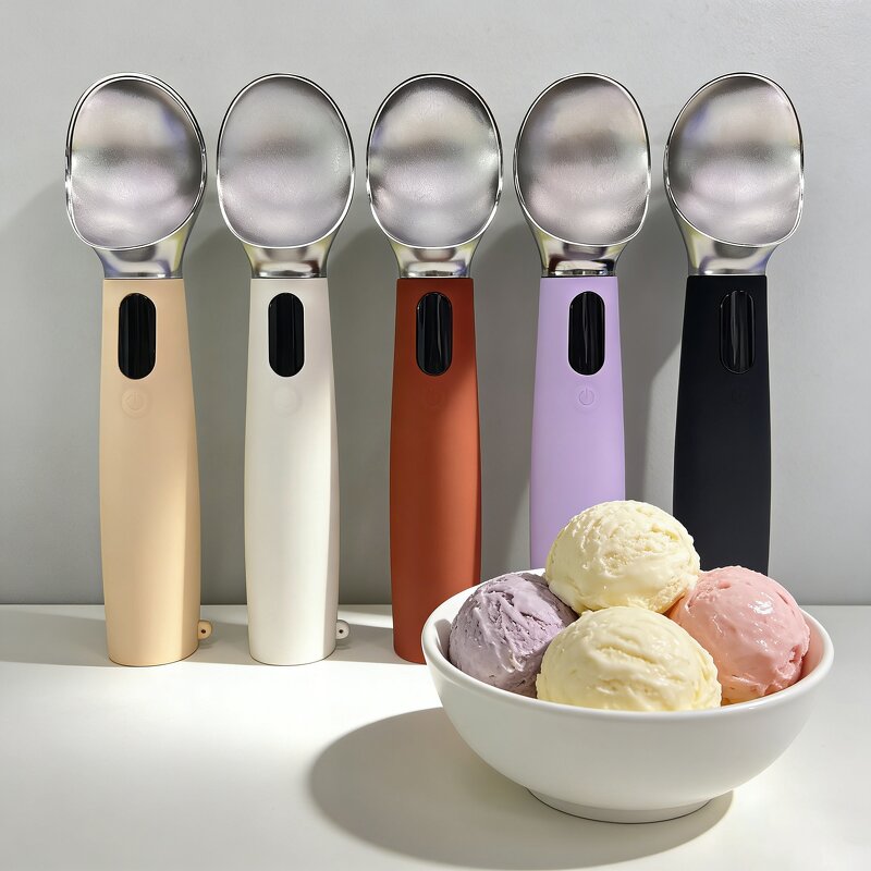 Ice Cream Scoop Manufacturer - Electric Heated Rechargeable Professional for Hard Ice Cream