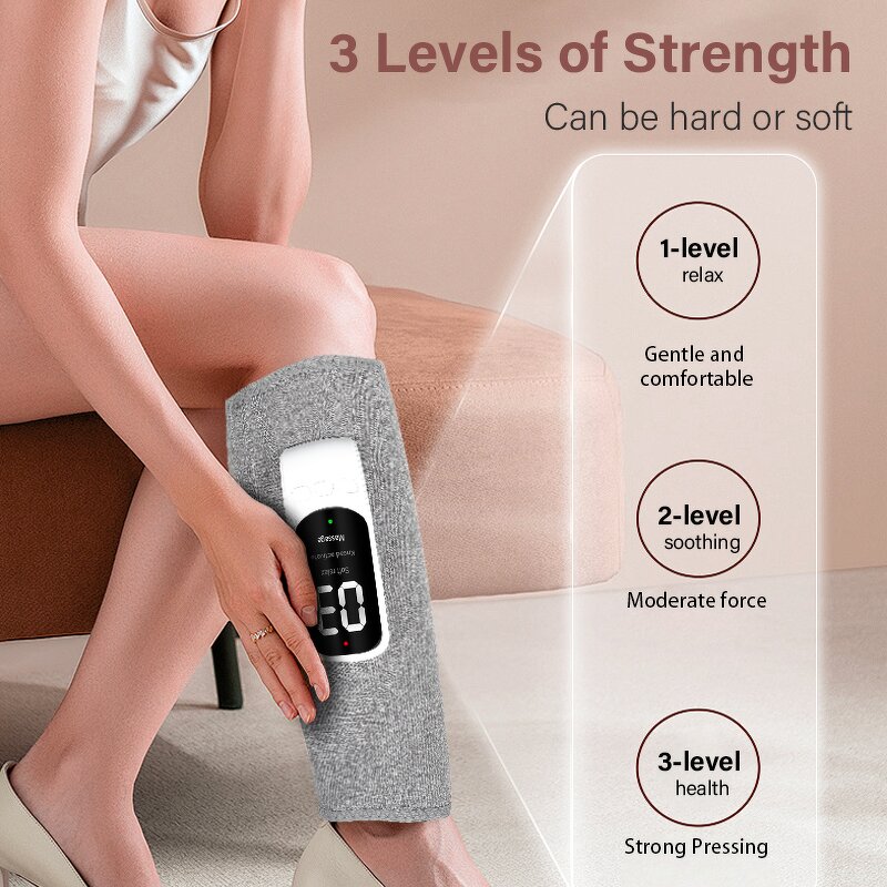 Leg Massager Manufacturer - Cordless Air Compression Portable Rechargeable for Calf Foot Knee