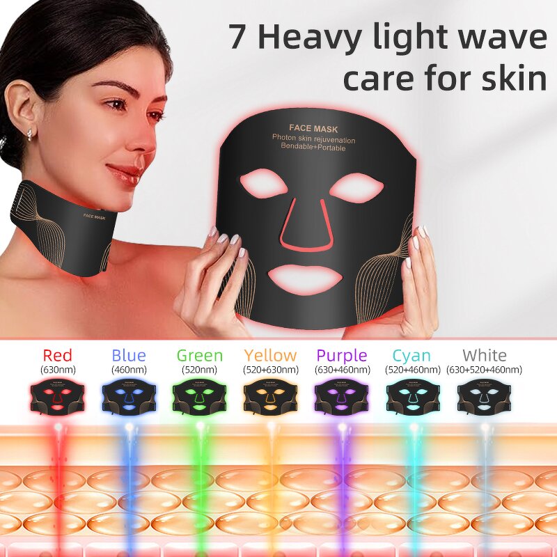 LED Light Therapy Mask Manufacturer - 830nm 630nm Soft Silicone with Case