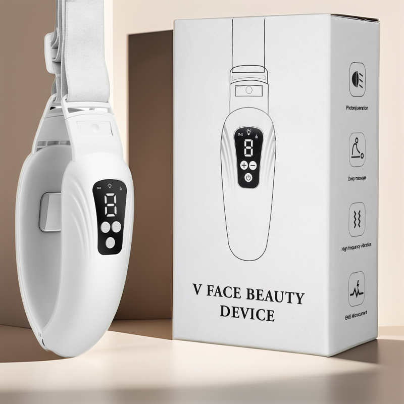 Facial Lifting Device Manufacturer - Face Slimmer V Shape Vibration for Double Chin Cheek Lift