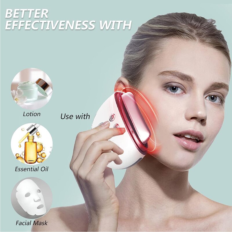 Scraping Massage Tool Manufacturer - Stainless Electric Red Light Blue Vibration Heating EMS Firming