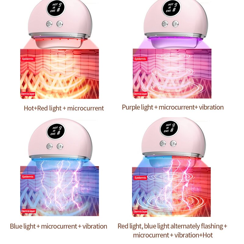 Electric Guasha Scraping Tool Manufacturer - EMS Body Care for Face Neck and Back Stainless with Heat