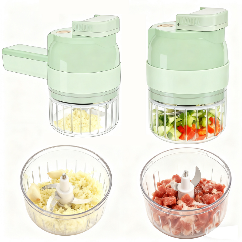 Vegetable Slicer Manufacturer - MINI Kitchen Electric Grinder Garlic Slicer USB Easy to Operate