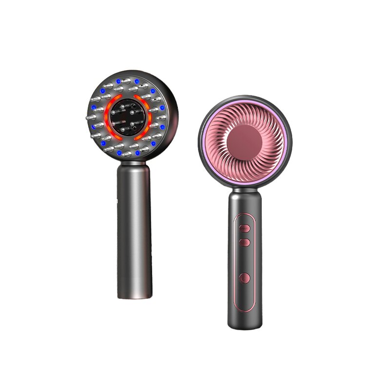 Massager Comb Manufacturer - Custom Low MOQ Multi-function Tooth and Liquid Red Head Care