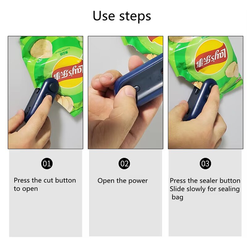 Food Sealer Manufacturer - Portable Handheld USB Charging Dual-Purpose Mini Household Vacuum Wholesale