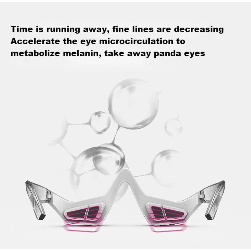 Eye Massager Manufacturer - OEM Vibration Led Red Light Therapy Anti-aging Micro-current EMS