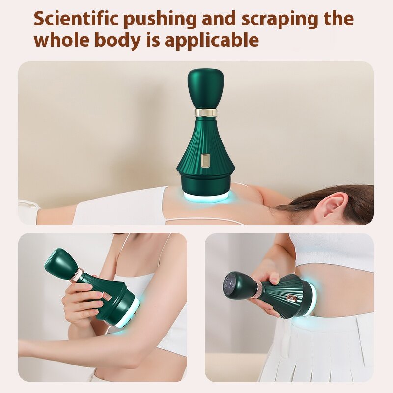 Electric Vacuum Cupping Machine Manufacturer - 12-Speed Controlled for Home Body Therapy Back Guasha