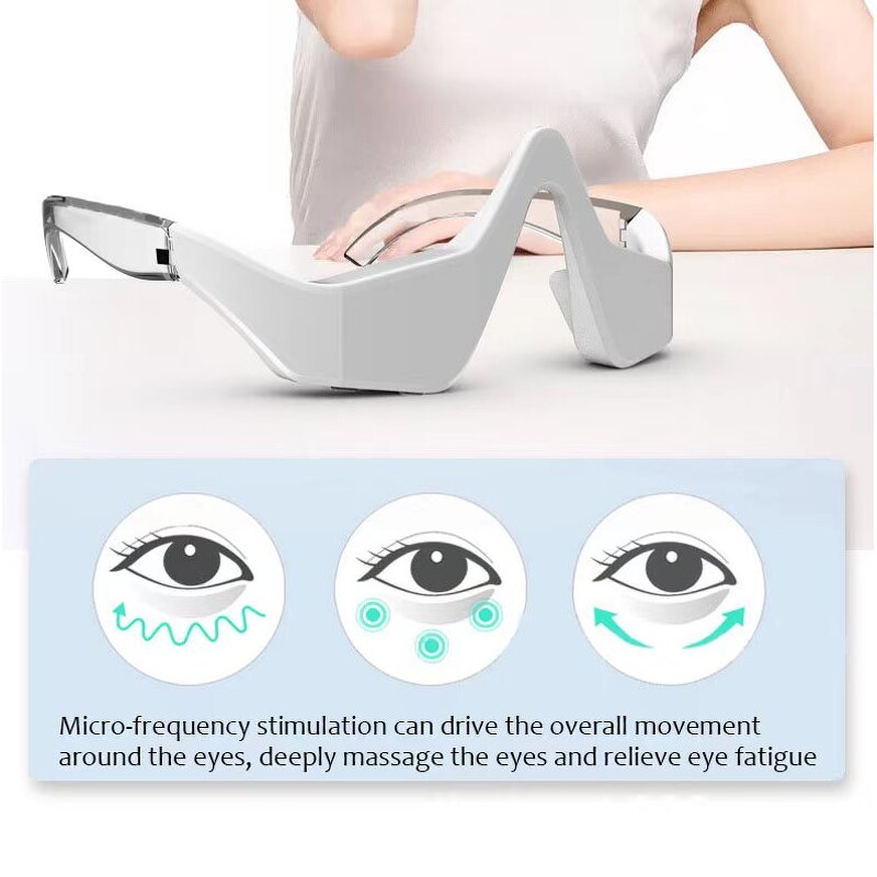 Eye Massager Manufacturer - OEM ABS LED Red Light Therapy EMS Handheld Anti-Aging for Home