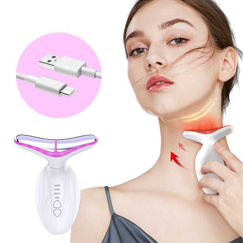 Neck Lifting Device Manufacturer - Beauty Supplier Facial Microcurrent EMS Thermal Massager