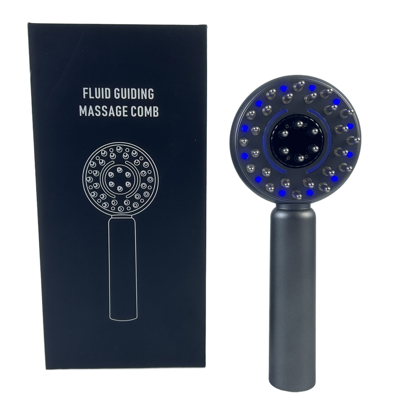 Scalp Massager Tool Manufacturer - 2024 New Trending Electric Head Comb Led Blue Red Light