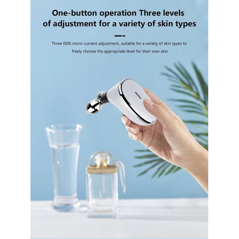 Face Neck Lifting Massager Manufacturer - Wholesale EMS Dual Roller Beauty Relaxation Device