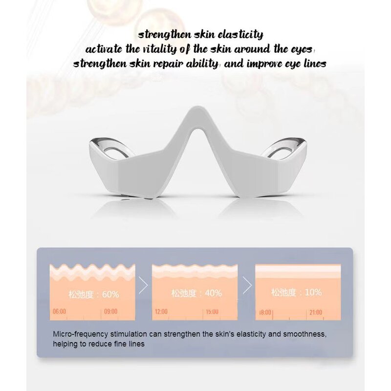 Eye Massager Manufacturer - OEM ABS LED Red Light Therapy EMS Handheld Anti-Aging for Home