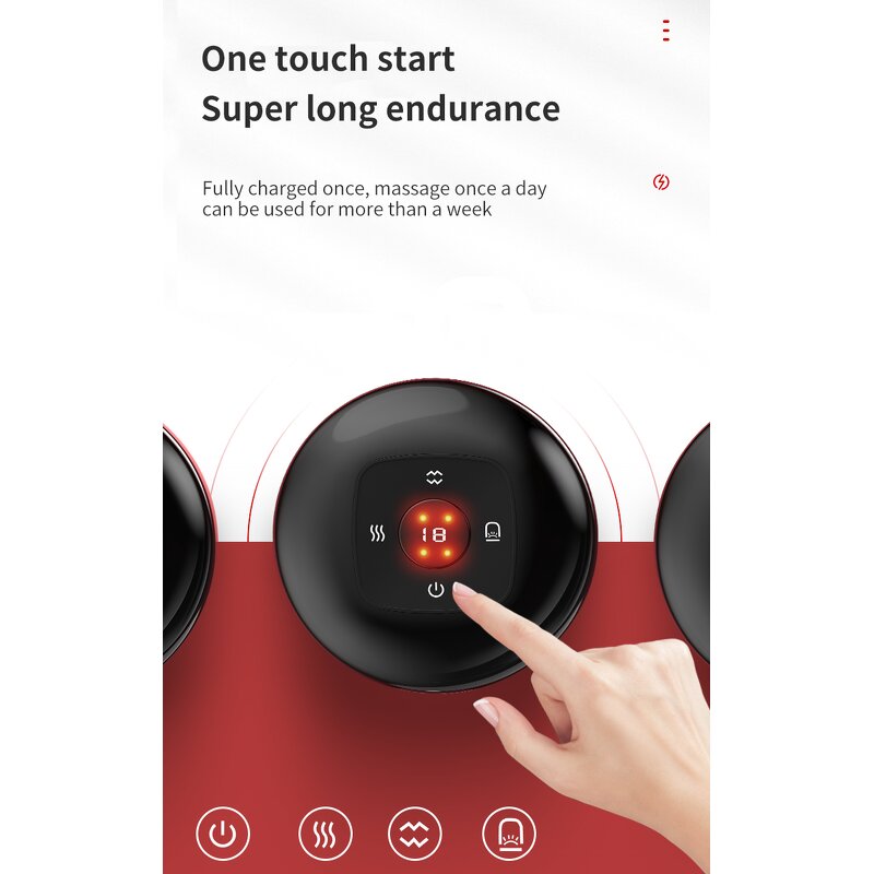 Scraping Massage Tools Manufacturer - Vacuum Cupping Electric GuaSha Red Light Therapy & Heat