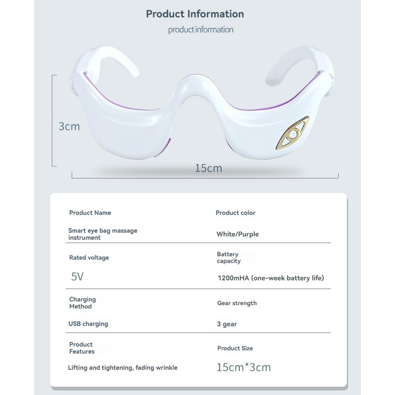 Eye Massager Manufacturer - New Home LED to Remove Wrinkles Dark Circles EMS Micro Current