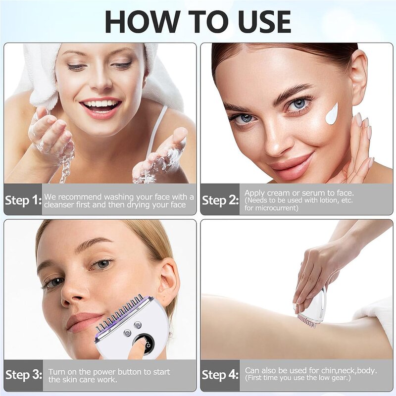 Electric GuaSha Device Manufacturer - EMS Heated Vibration LED Light for Body Care Beauty Usb