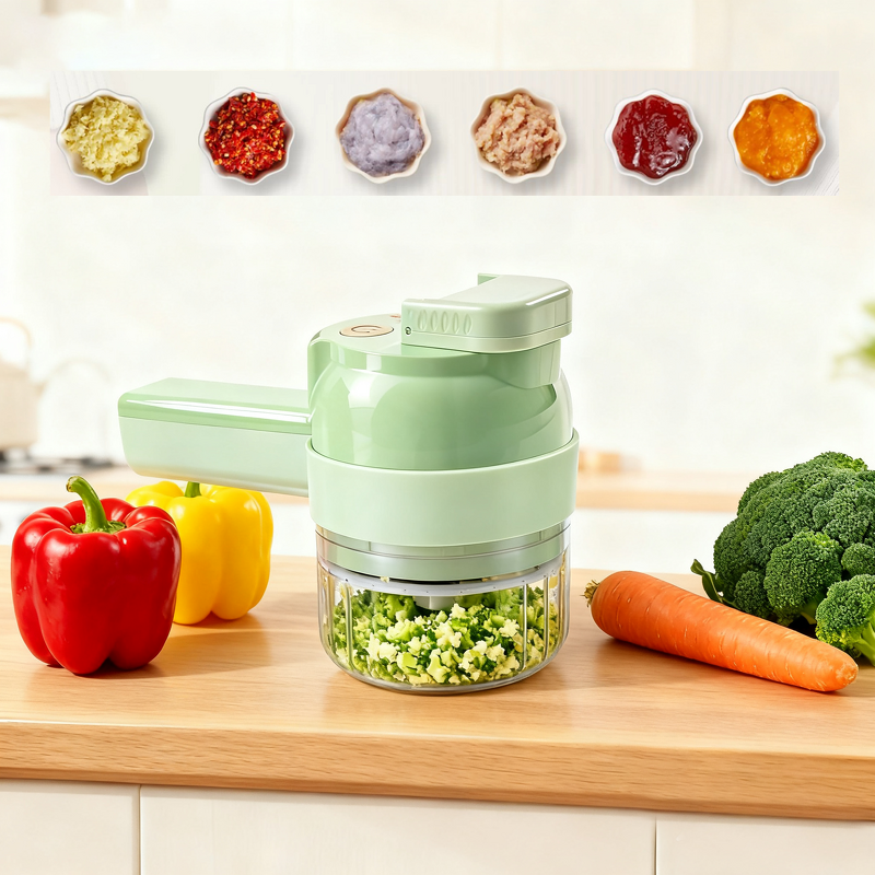 Vegetable Cutter Manufacturer - Portable Best-selling Multi-functional Electric for Chopping Garlic Onions