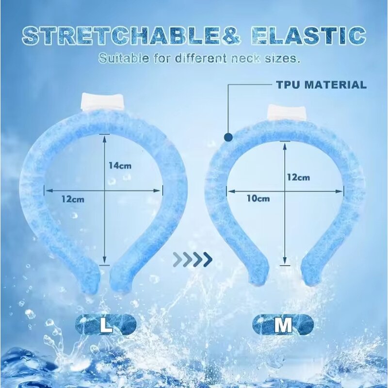 Cooling Neck Ring Manufacturer - 2025 Hot Summer Portable Wearable for Outdoor