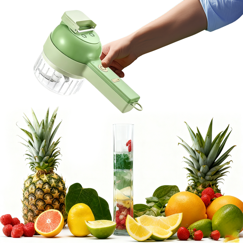 Slicing Machine Manufacturer - Home Kitchen Assistant Charging Handheld Garlic Chili Pepper Cooking Tool