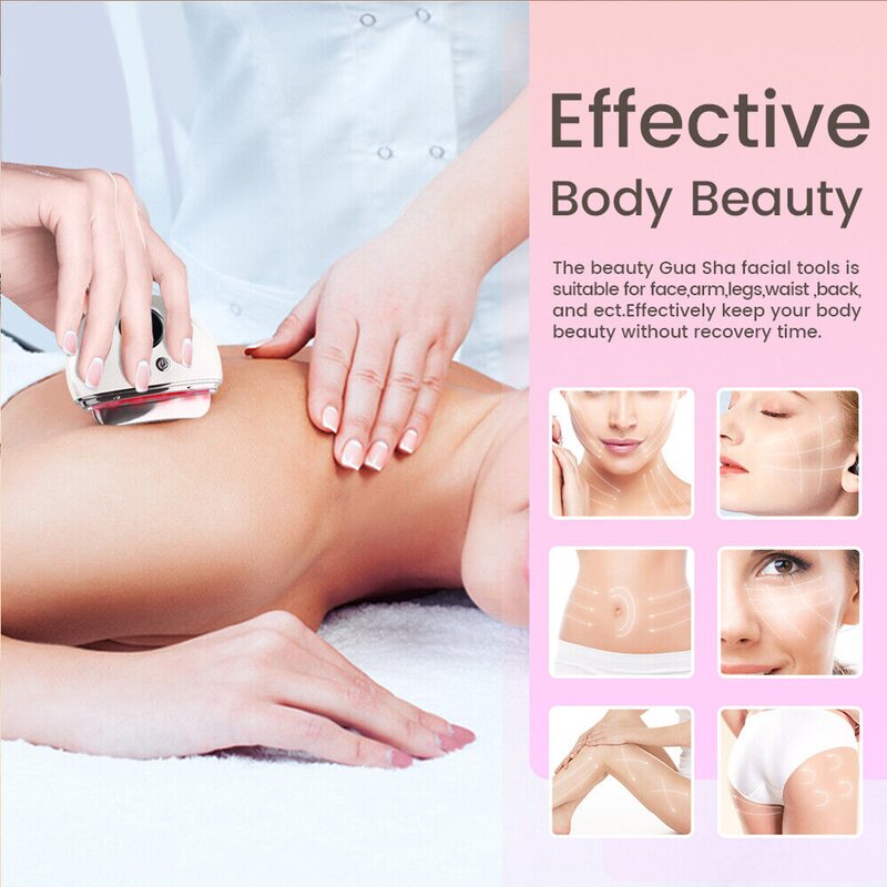 Electric Guasha Scraping Manufacturer - EMS Body Care for Face Neck and Back with Heat Function