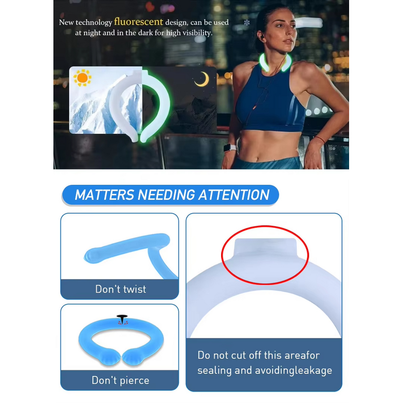 Cooling Neck Tube Manufacturer - Portable Summer TPU Ice Ring Outdoor Wholesale