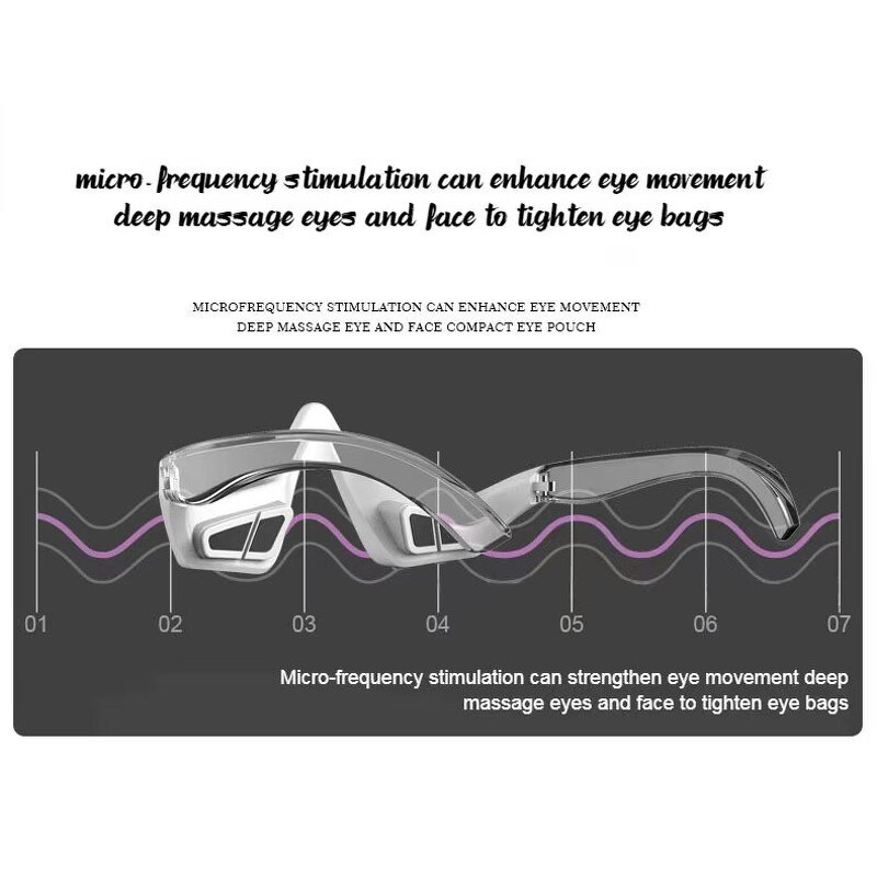 Eye Massager Manufacturer - Wholesale EMS White Home Use Anti-Wrinkle Anti-Aging Removes Dark Circles