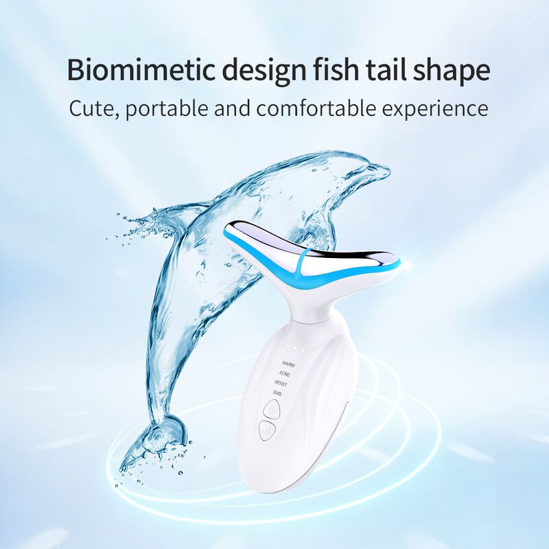 Neck Care Device Manufacturer - USB Handheld ABS LED Light for Skin Wrinkle Removal Facial