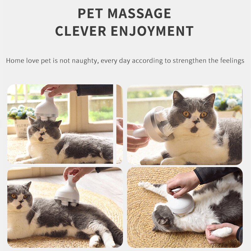 Head Scalp Massager Manufacturer - Portable Rechargeable Silicone Smart Electric Wireless Pet