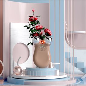 Facial Massager Manufacturer - EMS Ion Microcurrent V-Shape for Double Chin Removal Firming