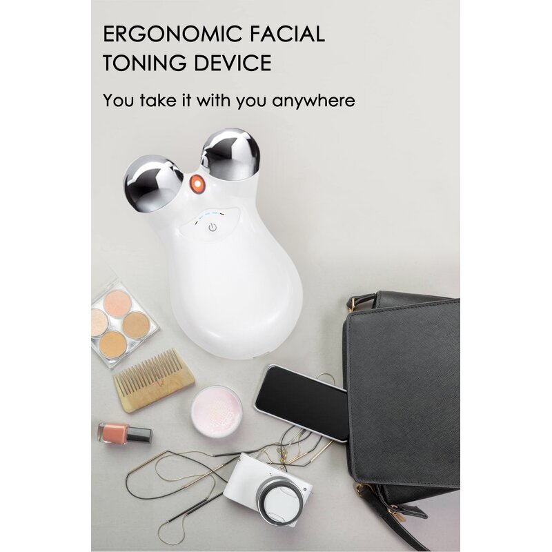 Facial Massager Manufacturer - EMS Ion Microcurrent V-Shape for Double Chin Removal Firming