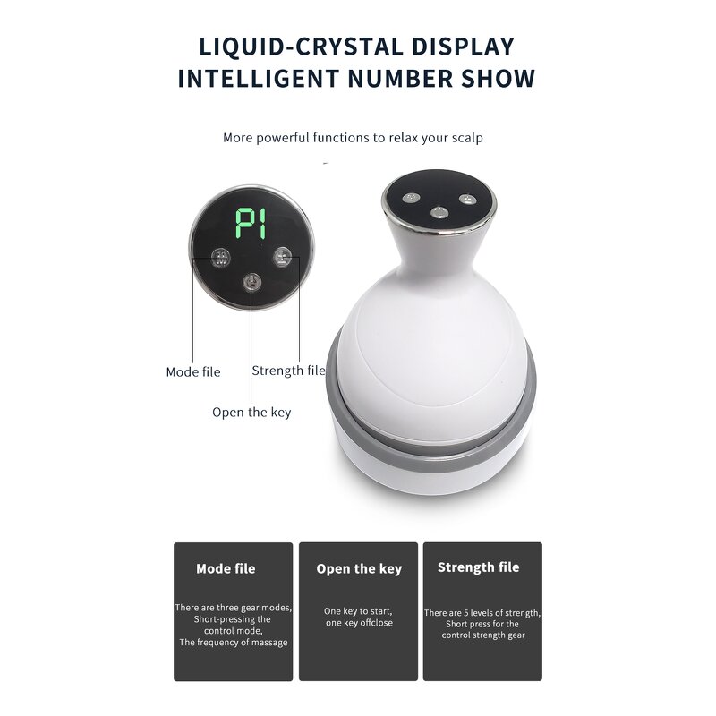 Head Massager Manufacturer - Automatic Handheld Electric Vibrating for Humans and Pets