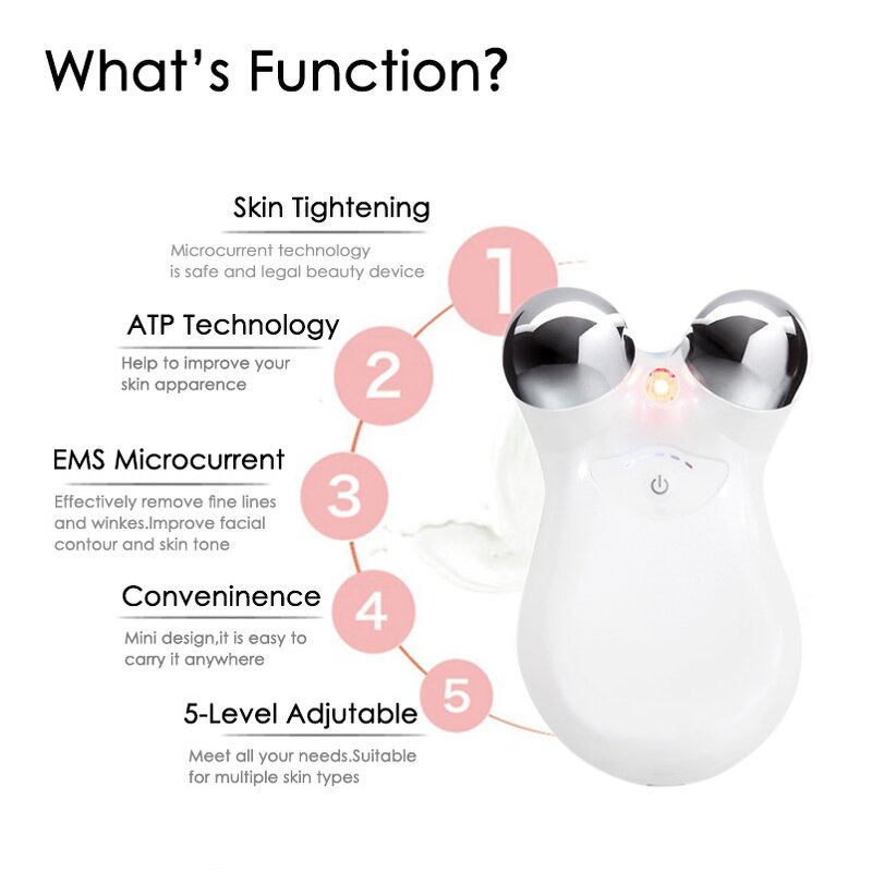 Facial Toning Device Manufacturer - Home Use Anti Wrinkle V Face Mini EMS Skin Tightening