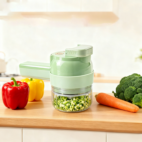 Slicing Machine Manufacturer - Home Kitchen Assistant Charging Handheld Garlic Chili Pepper Cooking Tool