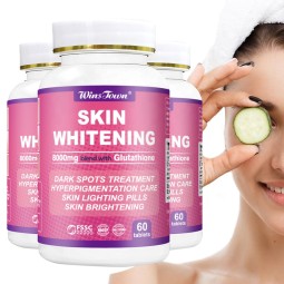 Anti-Aging Supplements Manufacturer - OEM Private Label Glow Skin Whitening Tablet Collagen L-Glutathione Pills Beauty