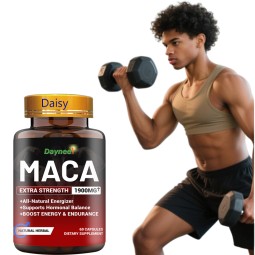 Maca Capsules Factory - Tri-Blend Black Red Yellow Maca Complex Supports Men's Wellness Physical Performance